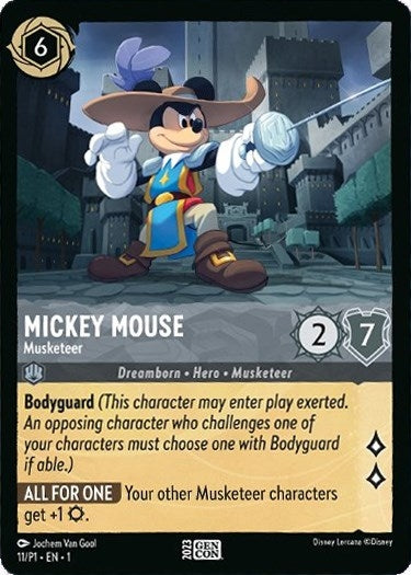 Image for Mickey Mouse - Musketeer (11) [Disney Lorcana Promo Cards] - Disney Lorcana