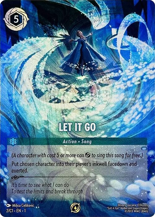 Image for Let It Go (Disney Lorcana Challenge Top 128) (2) [Disney Lorcana Promo Cards] (Holofoil) - Disney Lorcana