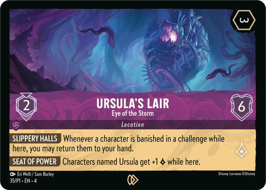 Image for Ursula's Lair - Eye of the Storm (35) [Disney Lorcana Promo Cards] (Cold Foil) - Disney Lorcana