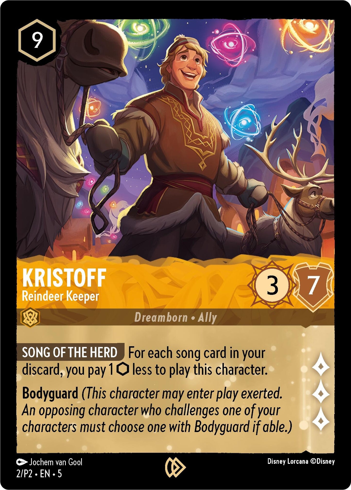 Image for Kristoff - Reindeer Keeper (2) [Disney Lorcana Promo Cards] (Cold Foil) - Disney Lorcana
