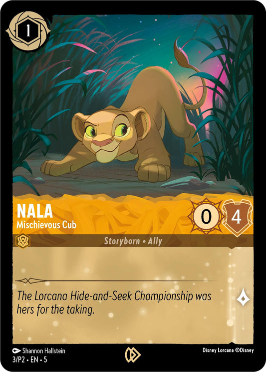 Image for Nala - Mischievous Cub (3) [Disney Lorcana Promo Cards] (Cold Foil) - Disney Lorcana