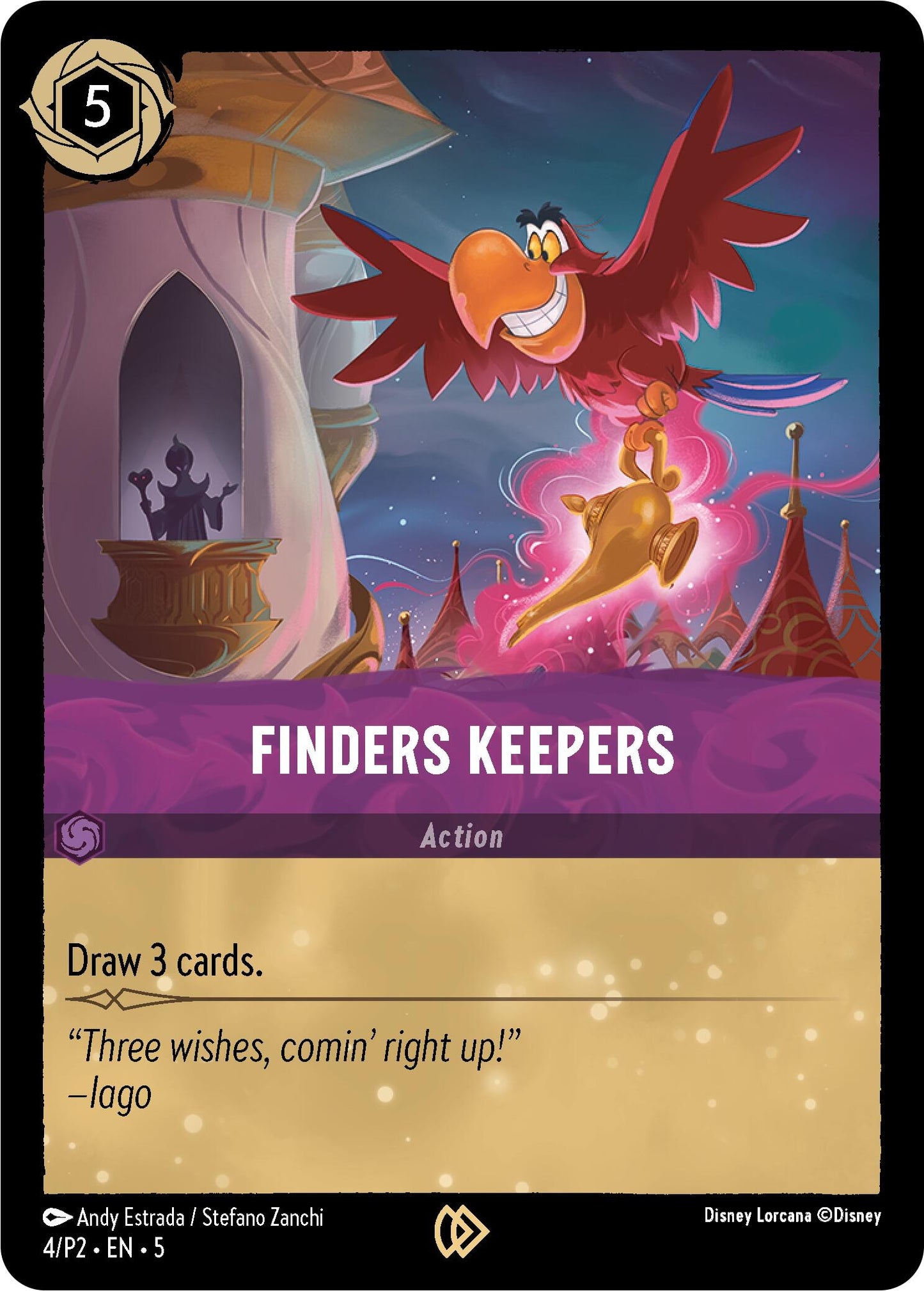 Image for Finders Keepers (4) [Disney Lorcana Promo Cards] (Cold Foil) - Disney Lorcana
