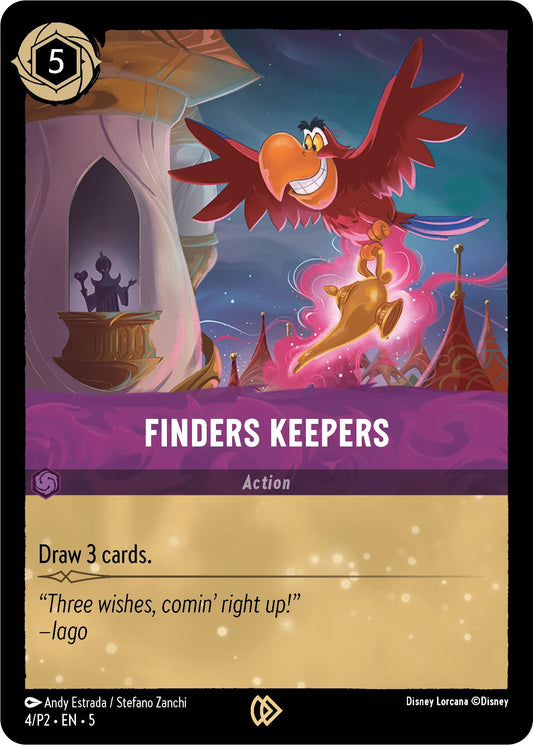 Image for Finders Keepers (4) [Disney Lorcana Promo Cards] (Cold Foil) - Disney Lorcana
