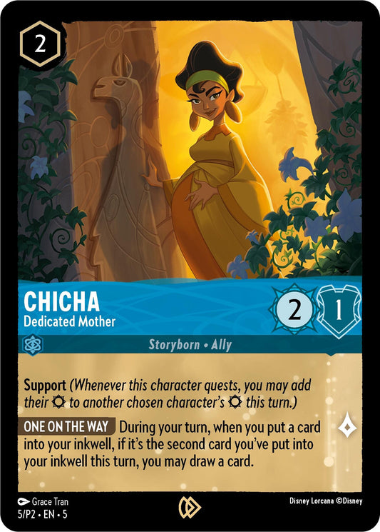 Image for Chicha - Dedicated Mother (5) [Disney Lorcana Promo Cards] (Cold Foil) - Disney Lorcana