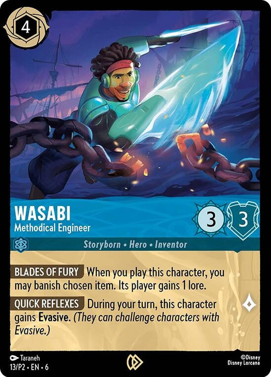 Image for Wasabi - Methodical Engineer (13) [Disney Lorcana Promo Cards] (Cold Foil) - Disney Lorcana