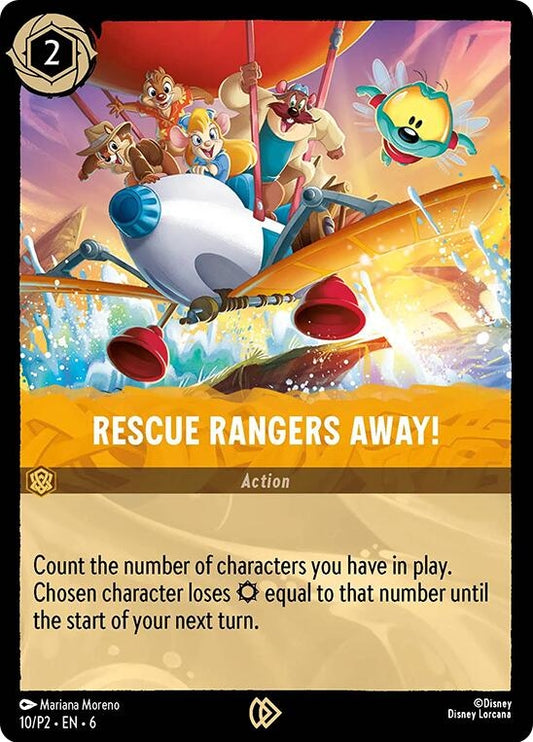 Image for Rescue Rangers Away! (10) [Disney Lorcana Promo Cards] (Cold Foil) - Disney Lorcana