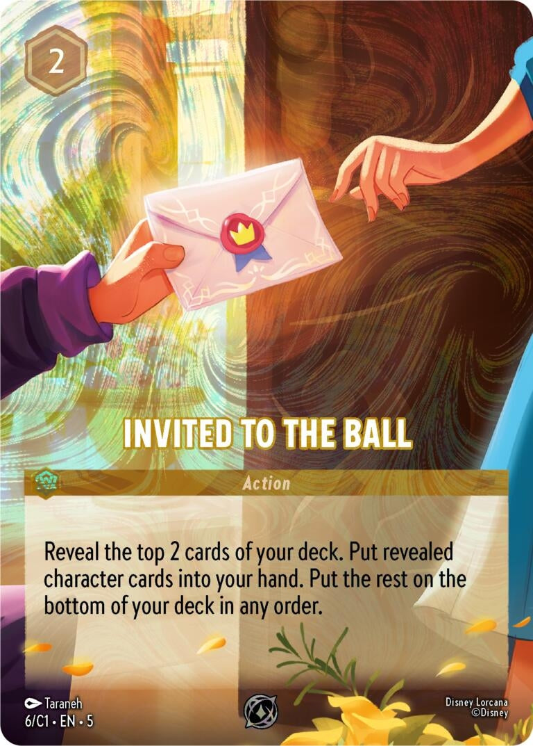 Image for Invited to the Ball (6) [Disney Lorcana Promo Cards] (Holofoil) - Disney Lorcana