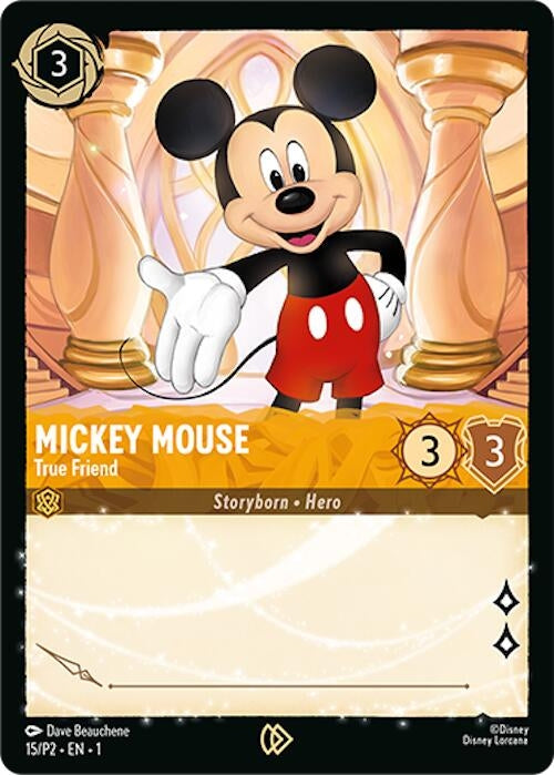 Image for Mickey Mouse - True Friend (15) [Disney Lorcana Promo Cards] - Disney Lorcana