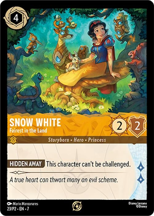 Image for Snow White - Fairest in the Land (23) [Disney Lorcana Promo Cards] (Cold Foil) - Disney Lorcana