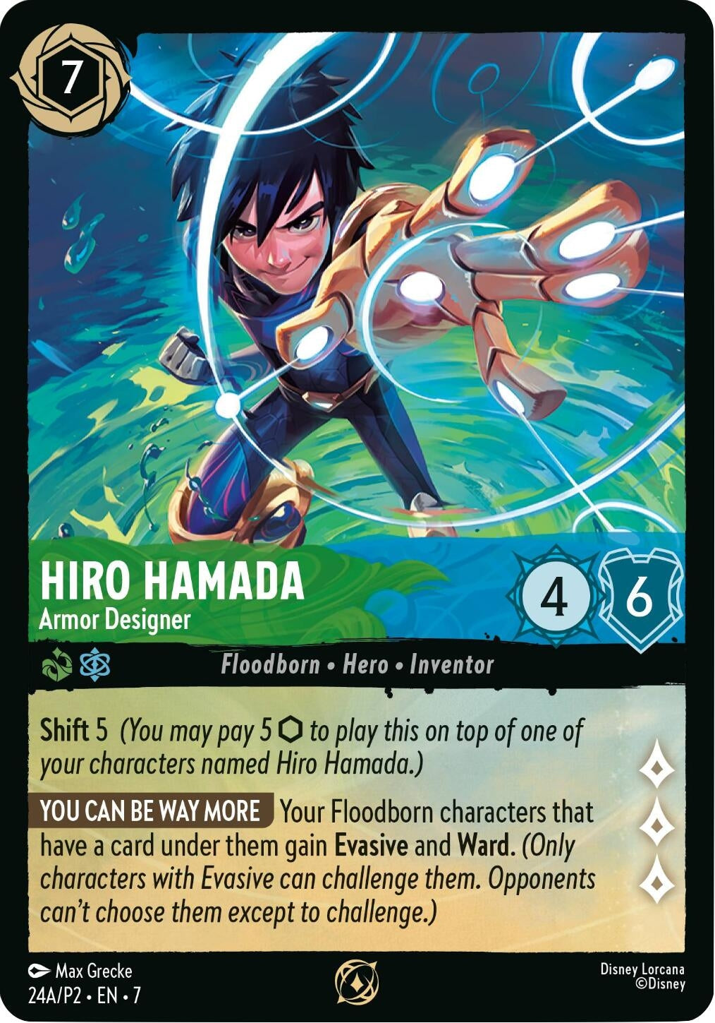 Image for Hiro Hamada - Armor Designer (Store Championship Participant) (24A) [Disney Lorcana Promo Cards] - Disney Lorcana