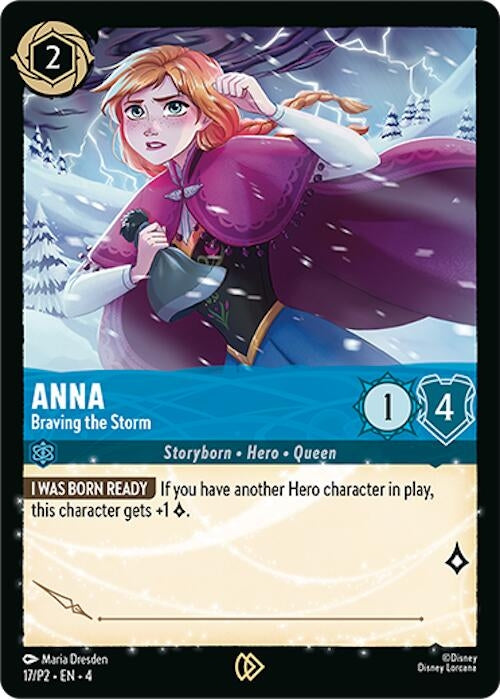 Image for Anna - Braving the Storm (17) [Disney Lorcana Promo Cards] - Disney Lorcana