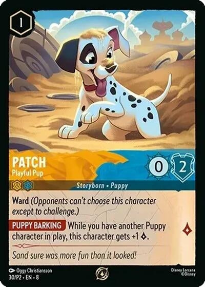 Image for Patch - Playful Pup (30) [Disney Lorcana Promo Cards] (Cold Foil) - Disney Lorcana