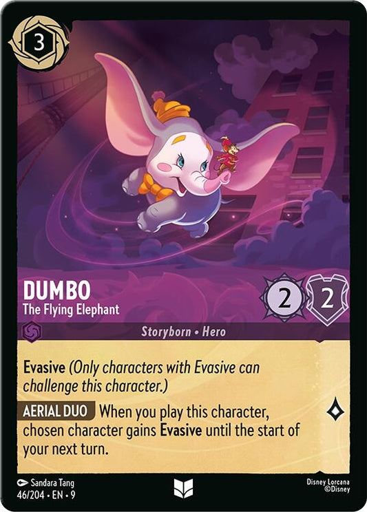 Image for Dumbo - The Flying Elephant (46/204) [Fabled] (Cold Foil) - Disney Lorcana