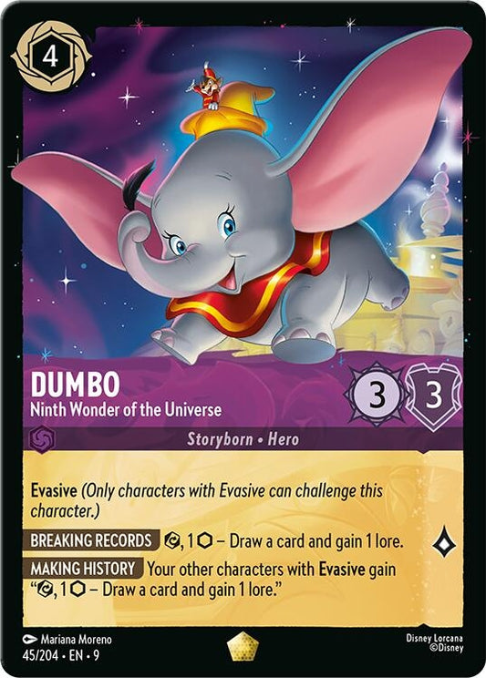 Image for Dumbo - Ninth Wonder of the Universe (45/204) [Fabled] - Disney Lorcana