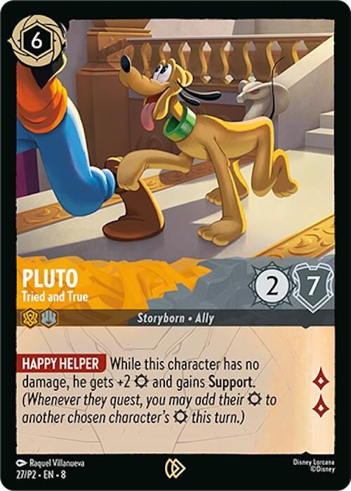 Image for Pluto - Tried and True (27) [Disney Lorcana Promo Cards] (Cold Foil) - Disney Lorcana