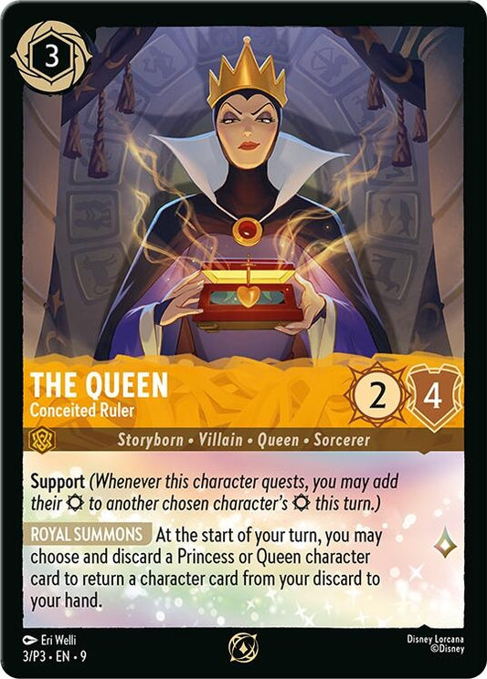 Image for The Queen - Conceited Ruler (3) [Disney Lorcana Promo Cards] (Cold Foil) - Disney Lorcana