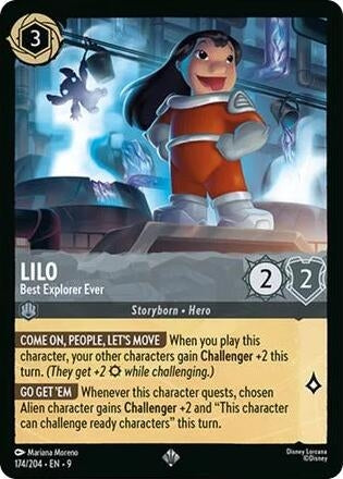Image for Lilo - Best Explorer Ever (174/204) [Fabled] - Disney Lorcana