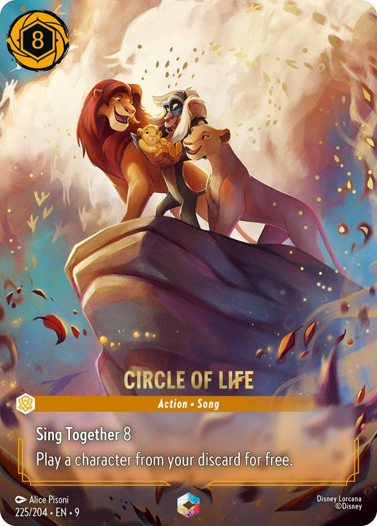 Image for Circle of Life (Enchanted) (225/204) [Fabled] (Holofoil) - Disney Lorcana