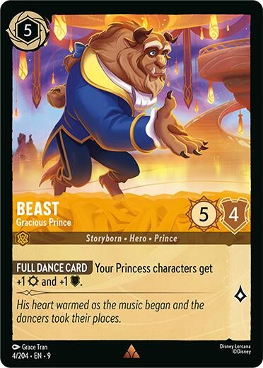 Image for Beast - Gracious Prince (4/204) [Fabled] - Disney Lorcana