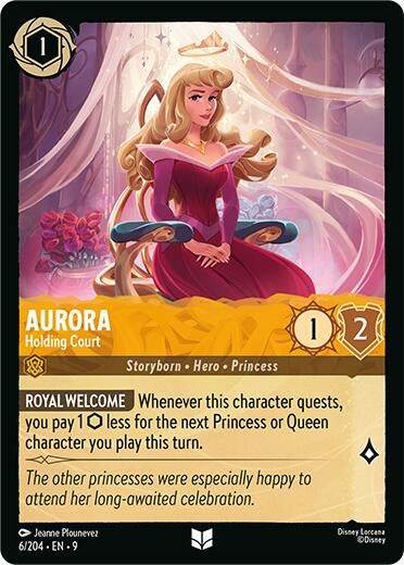 Image for Aurora - Holding Court (6/204) [Fabled] - Disney Lorcana