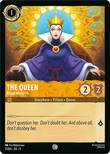 Image for The Queen - Regal Monarch (7/204) [Fabled] (Cold Foil) - Disney Lorcana
