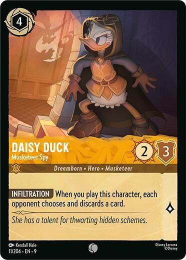 Image for Daisy Duck - Musketeer Spy (11/204) [Fabled] (Cold Foil) - Disney Lorcana