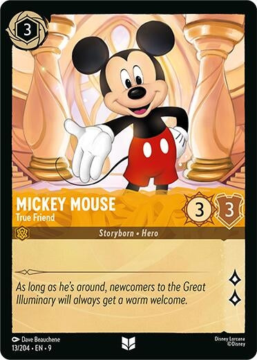 Image for Mickey Mouse - True Friend (13/204) [Fabled] - Disney Lorcana