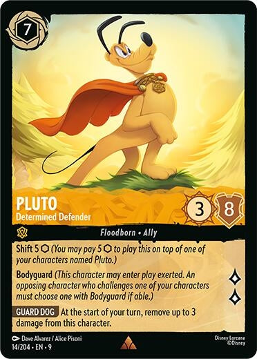 Image for Pluto - Determined Defender (14/204) [Fabled] - Disney Lorcana