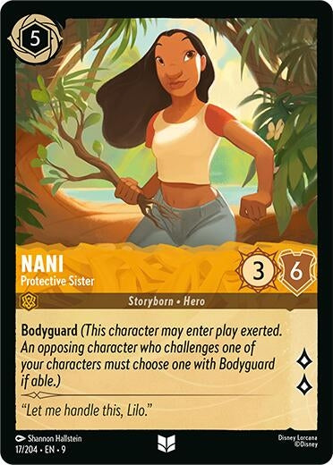 Image for Nani - Protective Sister (17/204) [Fabled] (Cold Foil) - Disney Lorcana