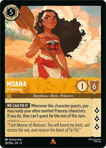 Image for Moana - Of Motunui (20/204) [Fabled] - Disney Lorcana