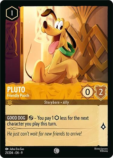 Image for Pluto - Friendly Pooch (21/204) [Fabled] - Disney Lorcana