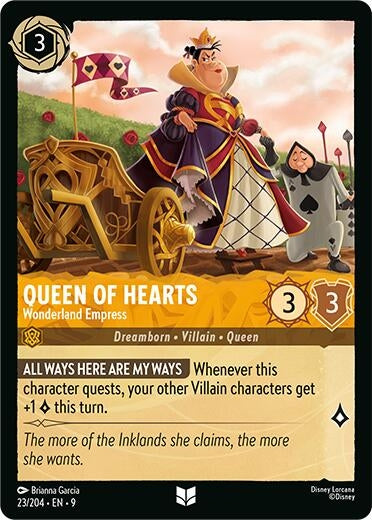 Image for Queen of Hearts - Wonderland Empress (23/204) [Fabled] - Disney Lorcana