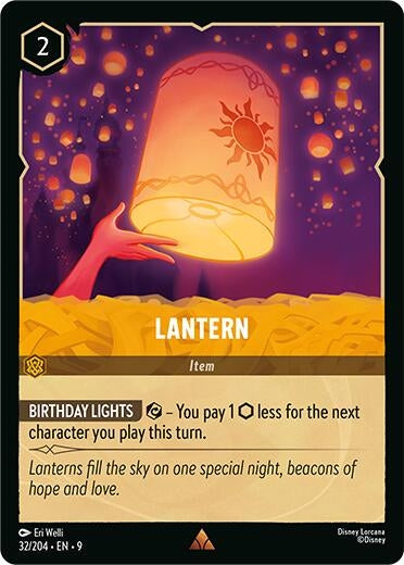 Image for Lantern (32/204) [Fabled] (Cold Foil) - Disney Lorcana