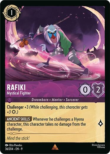 Image for Rafiki - Mystical Fighter (36/204) [Fabled] - Disney Lorcana