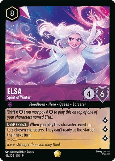 Image for Elsa - Spirit of Winter (43/204) [Fabled] - Disney Lorcana