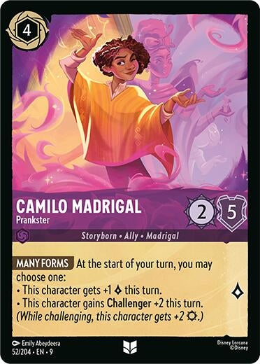 Image for Camilo Madrigal - Prankster (52/204) [Fabled] - Disney Lorcana