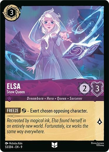 Image for Elsa - Snow Queen (53/204) [Fabled] - Disney Lorcana