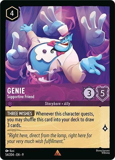 Image for Genie - Supportive Friend (54/204) [Fabled] - Disney Lorcana