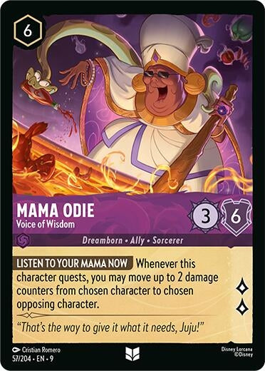 Image for Mama Odie - Voice of Wisdom (57/204) [Fabled] - Disney Lorcana