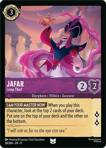 Image for Jafar - Lamp Thief (59/204) [Fabled] (Cold Foil) - Disney Lorcana