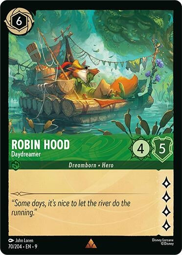 Image for Robin Hood - Daydreamer (70/204) [Fabled] (Cold Foil) - Disney Lorcana