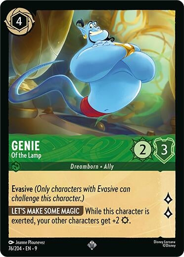 Image for Genie - Of the Lamp (76/204) [Fabled] - Disney Lorcana