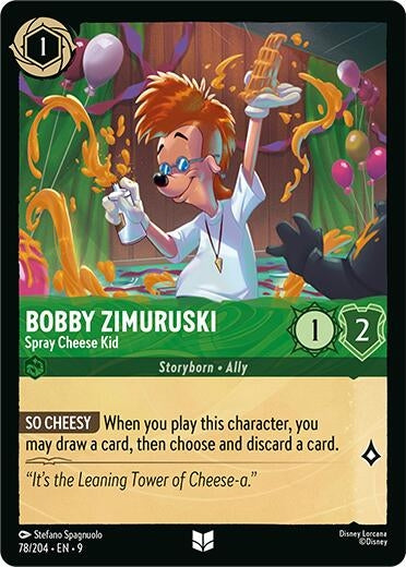 Image for Bobby Zimuruski - Spray Cheese Kid (78/204) [Fabled] (Cold Foil) - Disney Lorcana