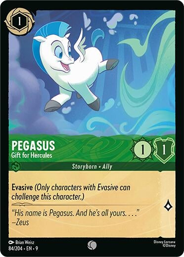 Image for Pegasus - Gift for Hercules (84/204) [Fabled] - Disney Lorcana