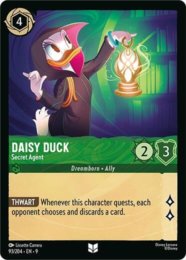 Image for Daisy Duck - Secret Agent (93/204) [Fabled] (Cold Foil) - Disney Lorcana