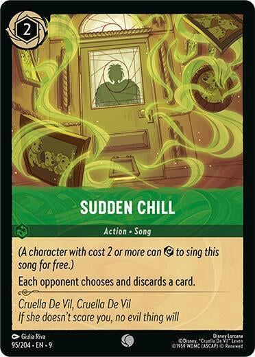 Image for Sudden Chill (95/204) [Fabled] (Cold Foil) - Disney Lorcana