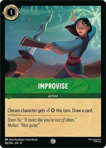 Image for Improvise (96/204) [Fabled] - Disney Lorcana