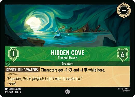 Image for Hidden Cove - Tranquil Haven (102/204) [Fabled] - Disney Lorcana