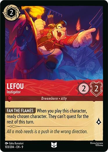 Image for LeFou - Instigator (103/204) [Fabled] (Cold Foil) - Disney Lorcana