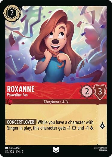 Image for Roxanne - Powerline Fan (113/204) [Fabled] - Disney Lorcana